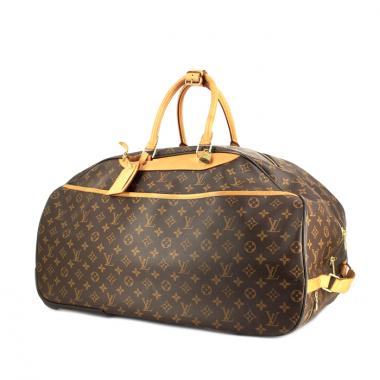 Louis Vuitton maleta flexible Eole en lona Monogram y cuero natural