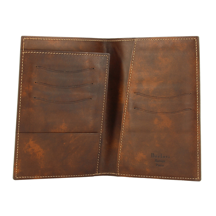 Berluti wallet in brown leather  - Detail D2