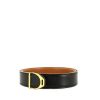 Hermes Etrier belt in black leather - 00pp thumbnail
