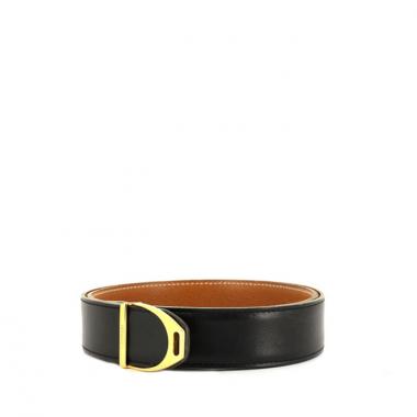 Cintura Hermes Hermes autres accessoires in pelle box nera
