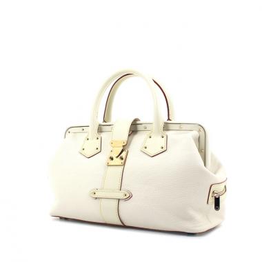 Borsa Louis Vuitton L'Ingénieux in pelle suhali bianca