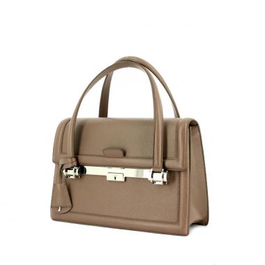 Christian Dior Bag in taupe grained leather