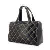 Chanel Grand Shopping Handbag in black quilted leather - 00pp thumbnail