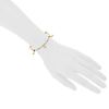 Pomellato silver Dodo bracelet with yellow gold charms - Detail D1 thumbnail