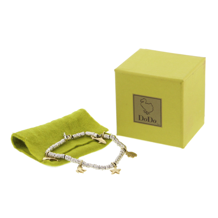 Pomellato brazalete Dodo en plata y oro amarillo