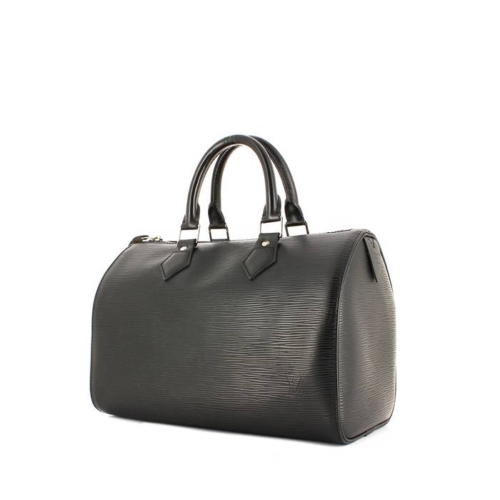 Bolso de mano en cuero Epi negro