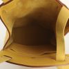 Backpack in saffron yellow leather - Detail D2 thumbnail