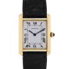Reloj de pulsera Cartier Tank de oro amarillo 18k - 00pp thumbnail