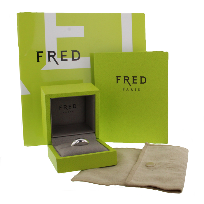 Anello in oro bianco e diamante - Detail D2