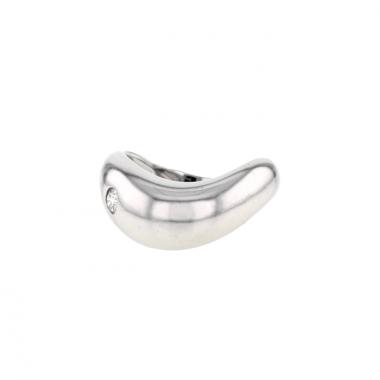 Anello in oro bianco e diamante