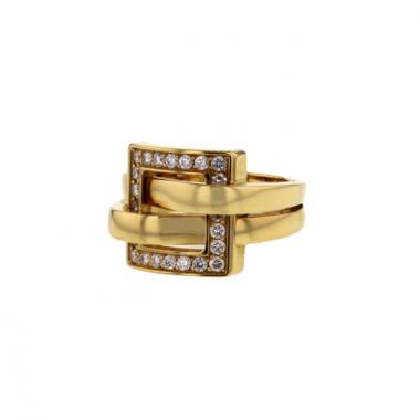 Boucheron yellow gold and diamonds Déchainé ring Boucheron yellow gold and diamonds Déchainé ring