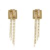 Boucheron pair of yellow gold and diamonds Déchainé earrings - 00pp thumbnail