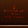 Louis Vuitton porte-documents en toile damier ébène et cuir marron - Detail D3 thumbnail