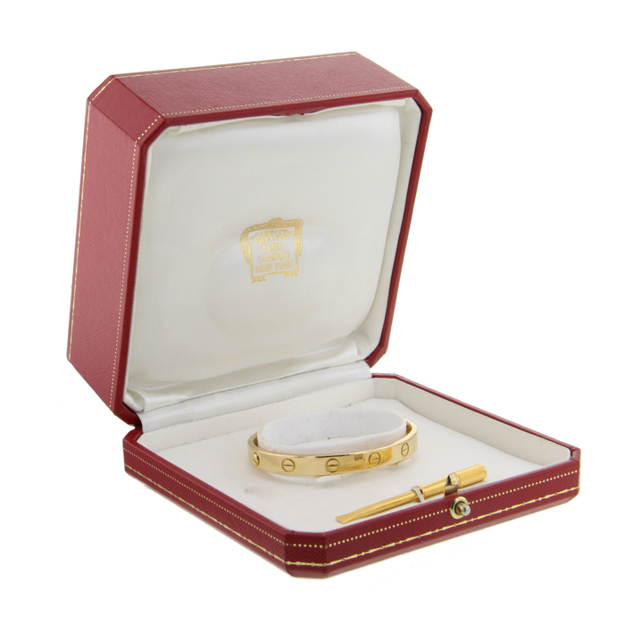 Cartier bracelet Love en or jaune - Detail D2