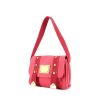 Small handbag in pink and fuchsia canvas - 00pp thumbnail