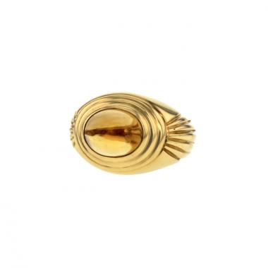 Bague Boucheron Jaipur en or jaune et citrine Bague Boucheron Jaipur en or jaune et citrine