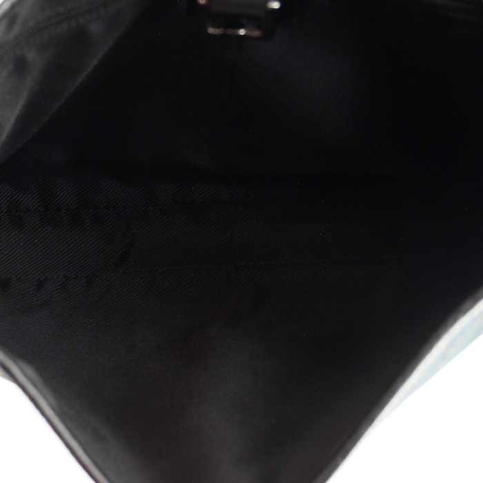 Gucci Jackie handbag in black monogram canvas and leather - Detail D2