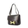 Hermes Hermes Constance handbag in chocolate brown box leather - 00pp thumbnail
