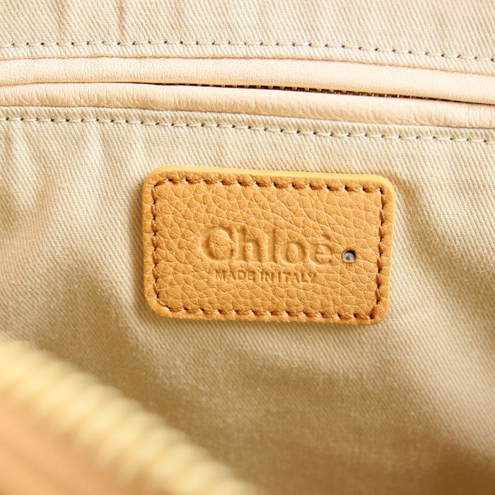 Borsa Chloé Paraty in pelle beige - Detail D4