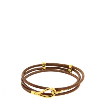 Hermès ceinture Jumbo en cuir marron 