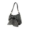 Yves Saint Laurent Bow large model shoulder bag in silver leather - 00pp thumbnail