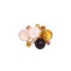 Chanel Mademoiselle ring in pink gold,  citrine and amethyst - 00pp thumbnail