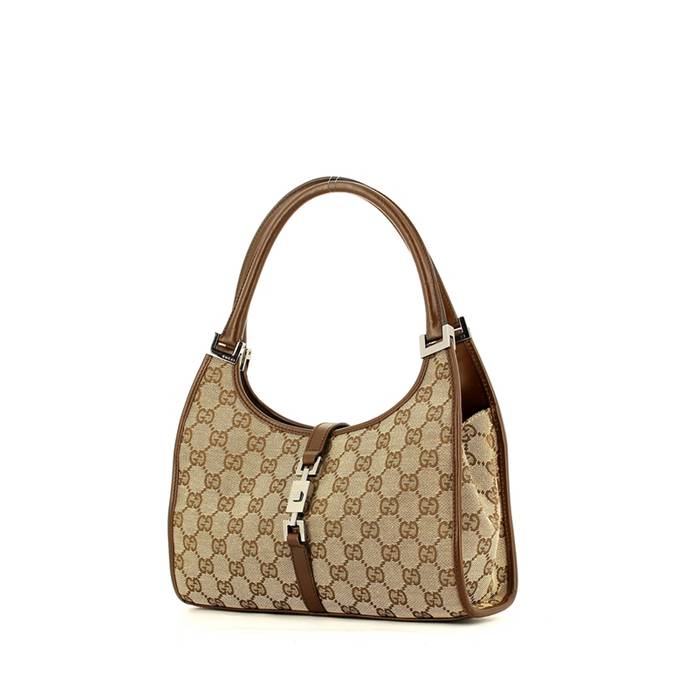 Jackie leather handbag Gucci Beige in Leather - 33775542