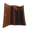 Monedero Louis Vuitton Tresor en lona Monogram y cuero marrón - Detail D1 thumbnail