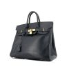 Hermès Haut à Courroies 32 cm Bag in dark blue leather - 00pp thumbnail