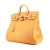 Hermes Haut à Courroies travel bag in gold leather - 00pp thumbnail