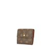 Monedero Louis Vuitton en lona Monogram y cuero marrón - 00pp thumbnail