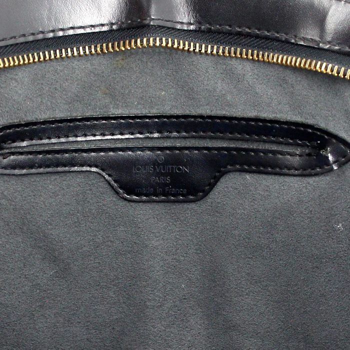 Borsa Louis Vuitton Saint Jacques modello piccolo in pelle Epi nera - Detail D3