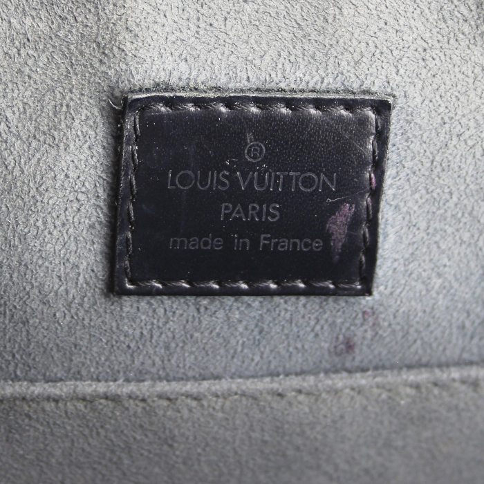 Louis Vuitton sac à main Jasmin en cuir épi noir - Detail D3