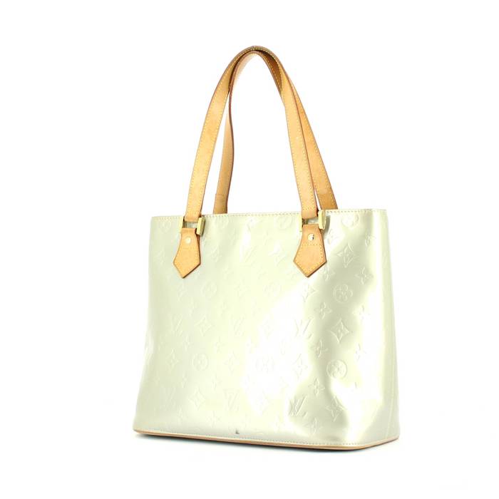 Louis Vuitton Houston handbag in beige monogram patent leather and natural  leather