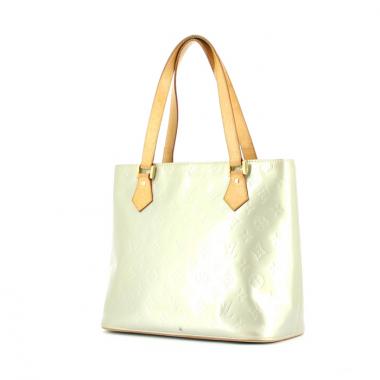 Louis Vuitton Houston - Shop Bag handbag in green monogram patent leather
