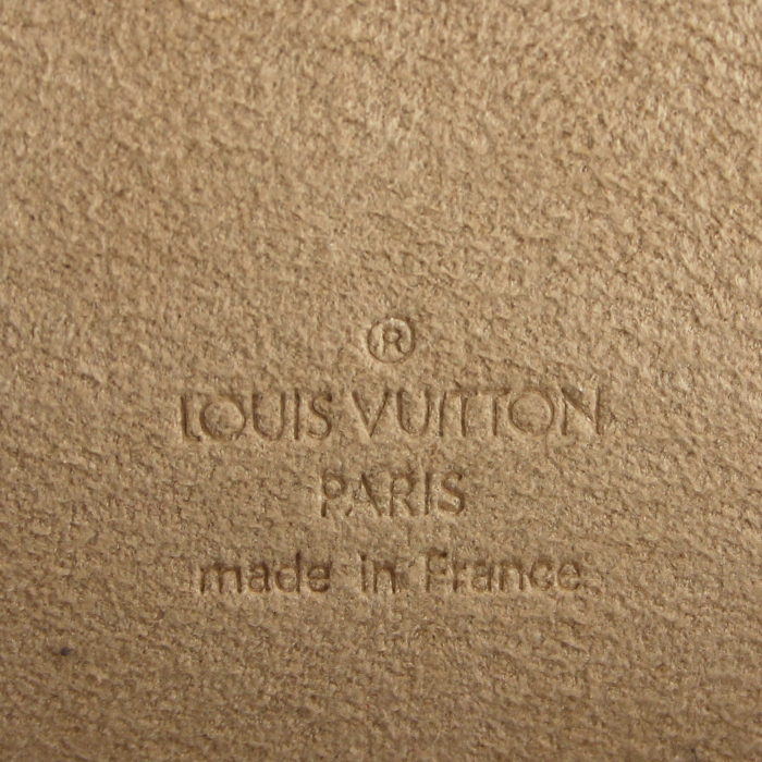 Bolsito-cinturón en lona Monogram y cuero natural - Detail D3