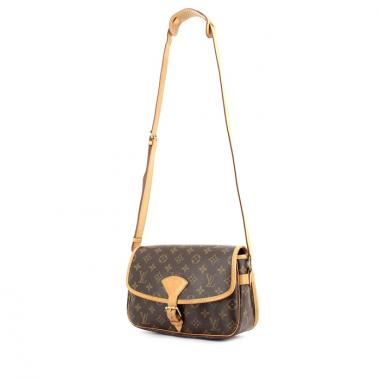 Bolso zurrón Louis Vuitton en lona Monogram y cuero natural