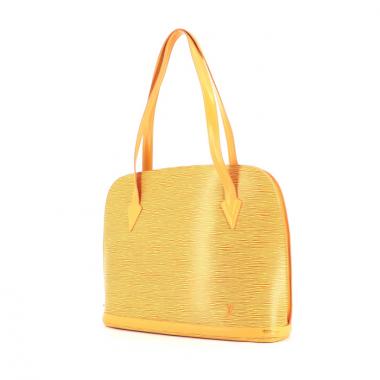Borsa Louis Vuitton Lussac in pelle Epi gialla