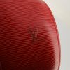 Louis Vuitton sac à main Soufflot en cuir épi rouge - Detail D4 thumbnail
