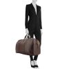 Louis Vuitton Kendall travel bag in burgundy taiga leather - Detail D2 thumbnail
