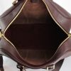 Bolsa de viaje Louis Vuitton Kendall en cuero taiga color burdeos - Detail D3 thumbnail