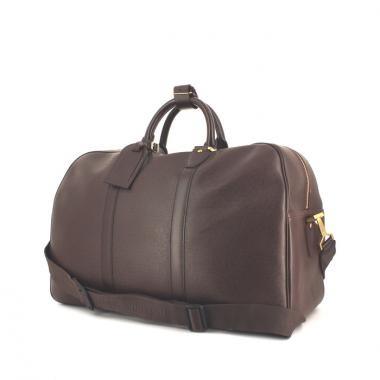 Sac de voyage Louis Vuitton Kendall en cuir taiga bordeaux