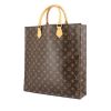 Louis Vuitton Sac Plat handbag in monogram canvas and natural leather - 00pp thumbnail