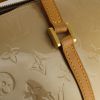 Handbag in beige monogram patent leather - Detail D4 thumbnail