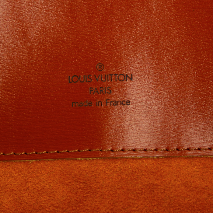 Borsa Louis Vuitton Cluny in pelle Epi marrone - Detail D3