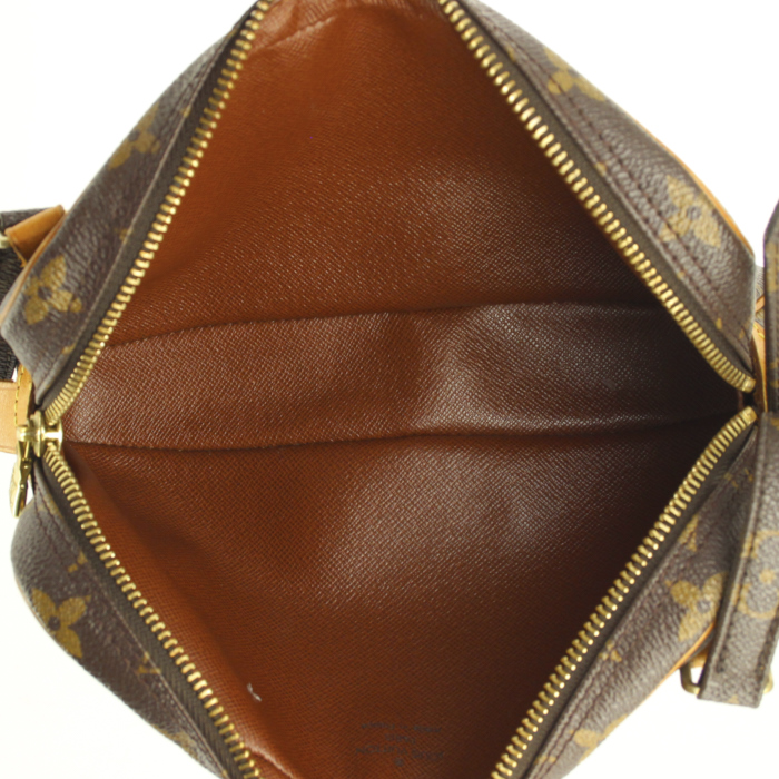 Sac à main Louis Vuitton Marly en toile monogram et cuir naturel  - Detail D2