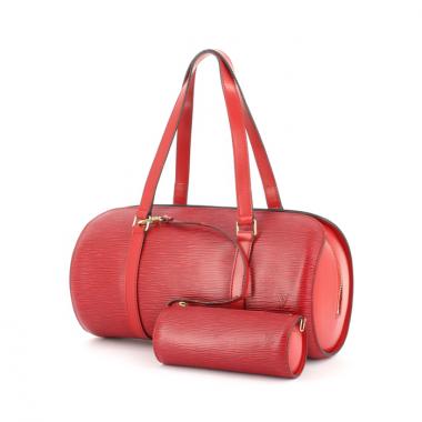 Bolso de mano Louis Vuitton Soufflot en cuero Epi rojo
