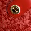 Louis Vuitton Cluny handbag in red epi leather - Detail D5 thumbnail