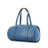 Louis Vuitton Soufflot handbag in blue epi leather - 00pp thumbnail