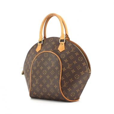 Sac à main Louis Vuitton Ellipse grand modèle en toile monogram et cuir naturel